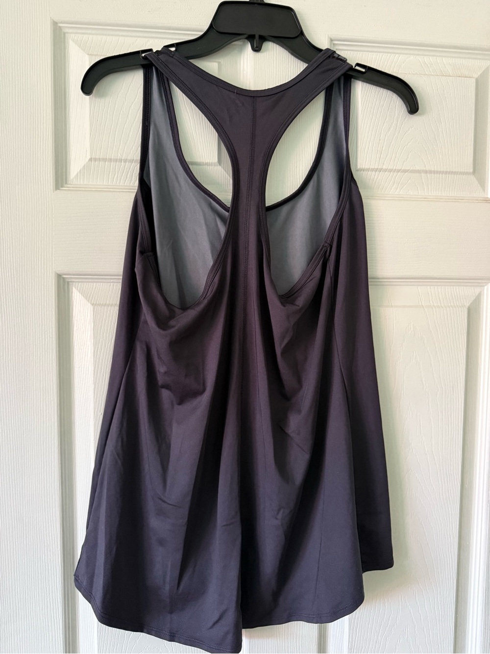 Champion Black Patterned Racerback Tank Top - Picture 3 of 3